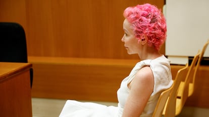 Ángela Dobrowolski, durante el juicio por intento de asesinato.