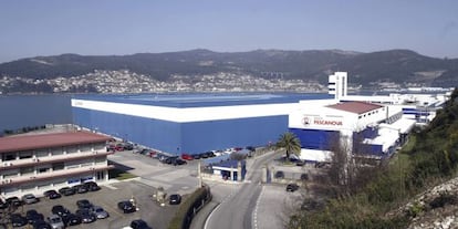 Vista de la sede central de Pescanova en Chapela, Pontevedra.