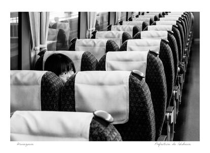 Viaje en tren. Kanazawa, 2017.