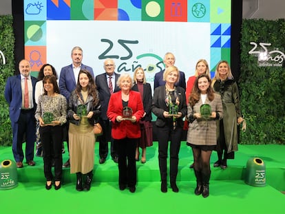 La entrega de premios de Ecovidrio reconoce este martes el trabajo en beneficio del medio ambiente de EL PAÍS, Radiotelevisión del Principado de Asturias, 'Nature', Climabar y el Ayuntamiento de Málaga.