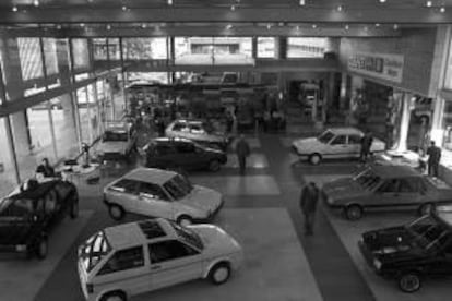 Un concesionario de coches en Madrid. EFE/Archivo