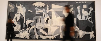 El ‘Guernica’, de Picasso, expuesto en el Museo Reina Sofía.