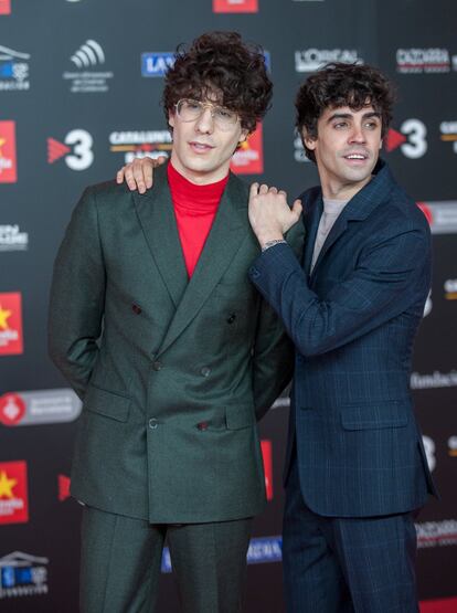 Javier Calvo i Javier Ambrossi a la gala dels Gaudí.