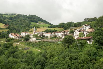 Pueblo navarro de Valcarlos, en la frontera entre la Comunidad foral y Francia.