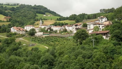 Pueblo navarro de Valcarlos, en la frontera entre la Comunidad foral y Francia.