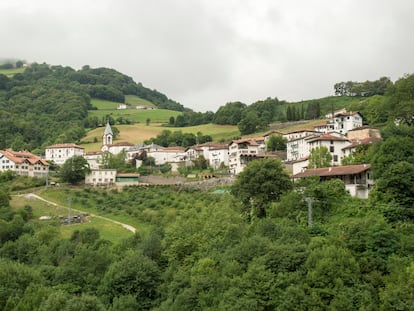 Pueblo navarro de Valcarlos, en la frontera entre la Comunidad foral y Francia.