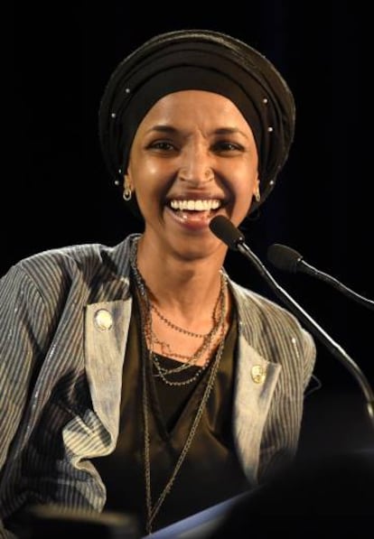 Ilhan Omar, congresista demócrata por el quinto distrito electoral de Minnesota.