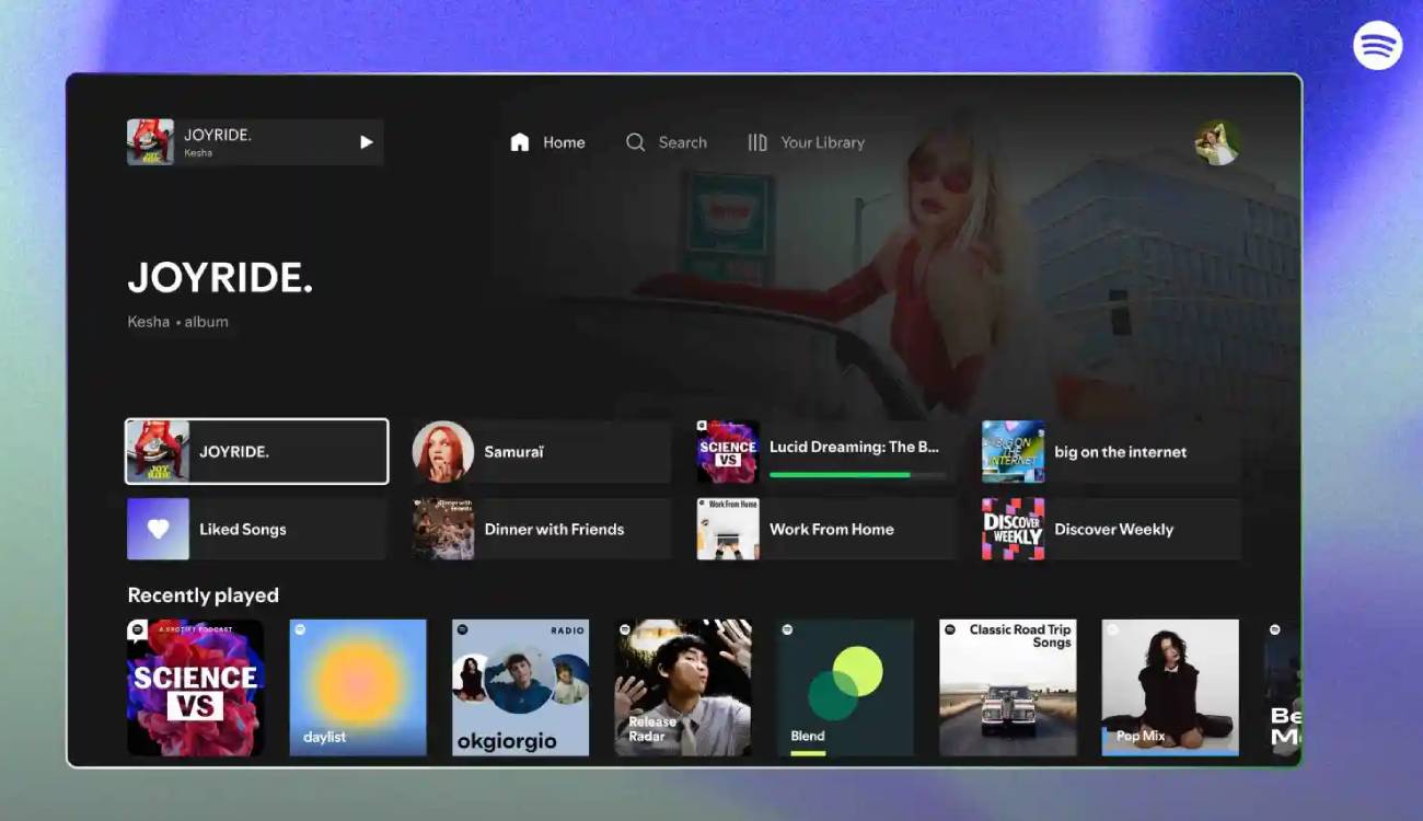 Nueva app de Spotify