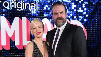 Lily Allen y David Harbour