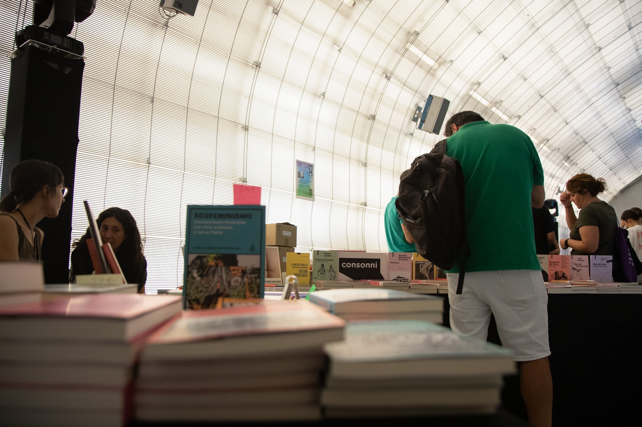 Festival literario 'Back to the Book' en la Casa del Lector de Matadero, Madrid. 