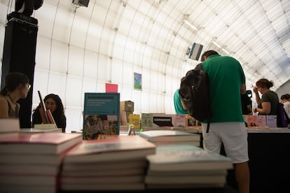 Festival literario 'Back to the Book' en la Casa del Lector de Matadero, Madrid. 