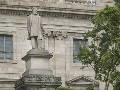 Escultura de Antonio L&oacute;pez en Barcelona