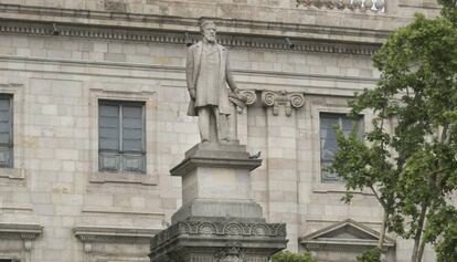 Escultura de Antonio L&oacute;pez en Barcelona