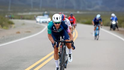 Miguel Angel Lopez durante la Vuelta a San Juan International 2023.