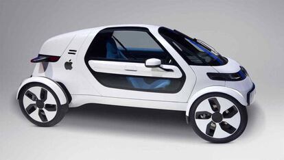 Concepto del coche autónomo de Apple