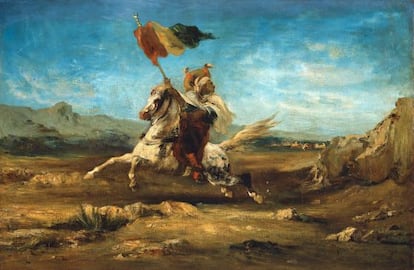 &#039;Standar Bearer&#039;, de Eug&egrave;ne Fromentin (1860-1865).