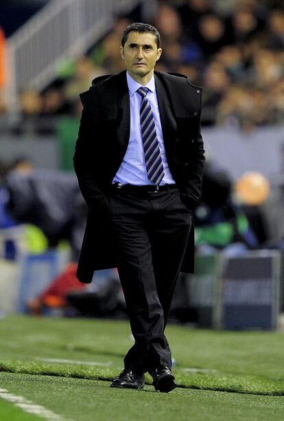 Ernesto Valverde durante el partido.