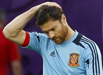 Xabi Alonso, en la pasada Eurocopa.