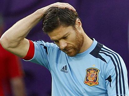 Xabi Alonso, en la pasada Eurocopa.