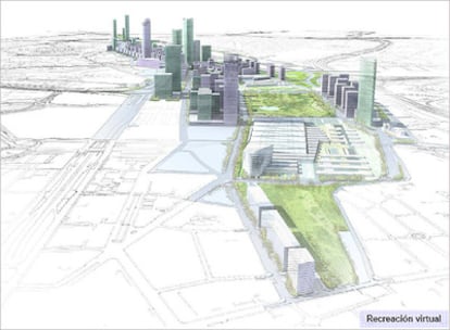 Recreación virtual del proyecto, que estará concluido en 2023.