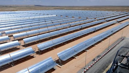 Central termosolar de ciclo combinados en Ain Beni Mathar (Marruecos).