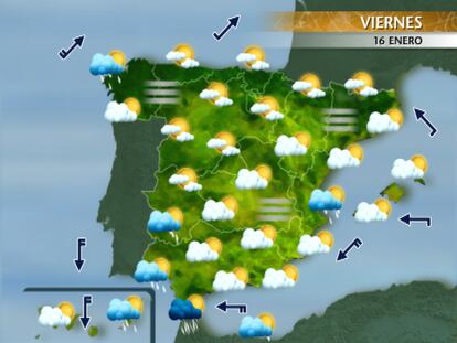 Previsión del tiempo para el fin de semana