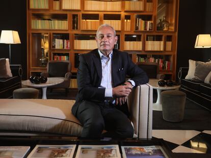 Nasser Kamel, secretario general de la Unión por el Mediterráneo, en un hotel de Madrid el 25 de mayo.