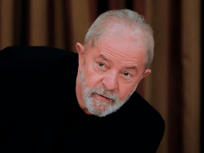 O ex-presidente Lula em imagem de fevereiro de 2020.