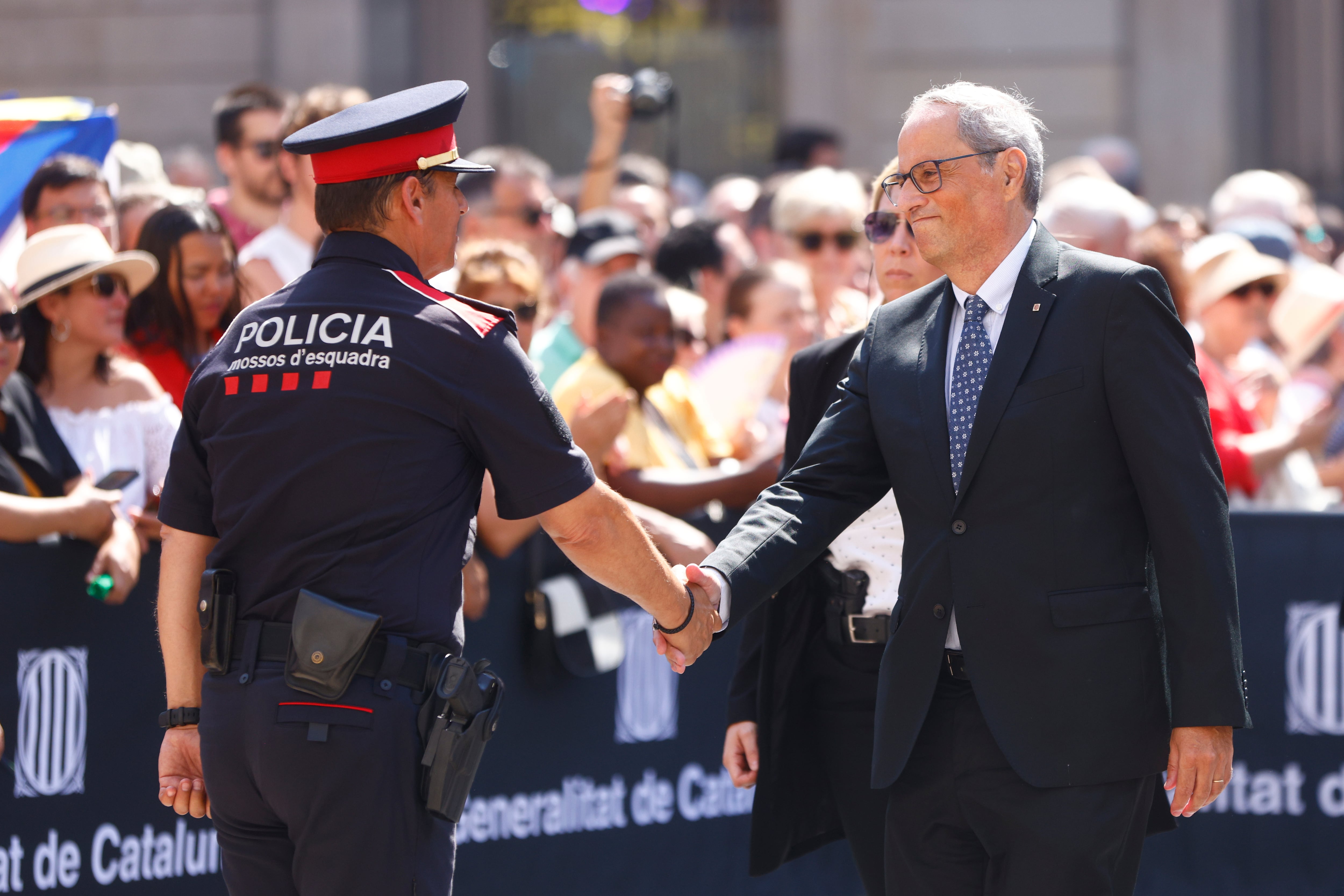 Torra insta a Puigdemont y “sobre todo” a Junqueras a replantearse su continuidad al frente de Junts y ERC 