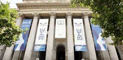 Palacio de la Bolsa de Madrid, sede de Bolsas y Mercados Espa&ntilde;oles (BME).