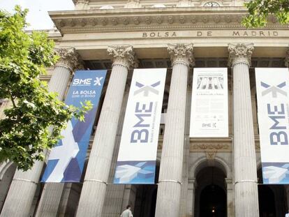 Palacio de la Bolsa de Madrid, sede de Bolsas y Mercados Espa&ntilde;oles (BME).