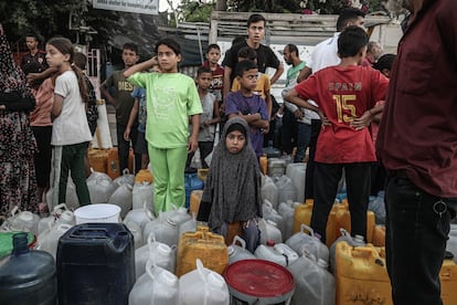 Falta de agua en Gaza