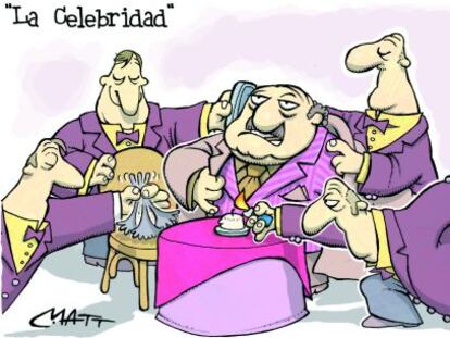 La mesa petitoria del gran empresario