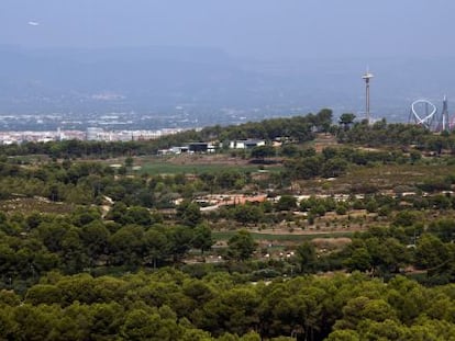 Parque tem&aacute;tico Port Aventura y terrnos adyacentes donde se contruir&aacute; el Barcelona World.