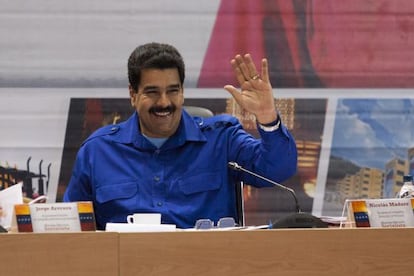 El presidente venezolano Nicol&aacute;s Maduro.