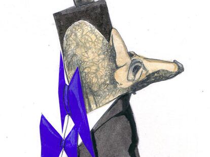 Caricatura de Mariano Rajoy