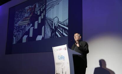 Jan Gehl, arquitecto danés experto en movilidad en el foro CoRe.