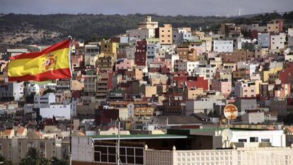 Vista del barrio Reina Regente de Melilla.