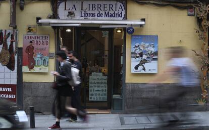 La Librería, en el centro de Madrid, es un establecimiento especializado en obras sobre la ciudad. 