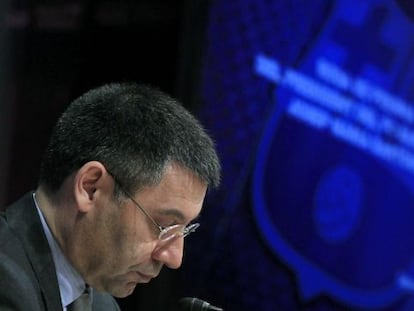 Josep Maria Bartomeu, presidente del Barcelona