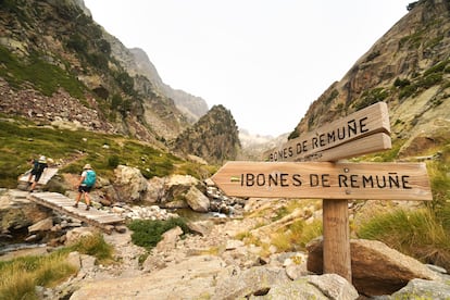 El camino al ibón de Remuñé.