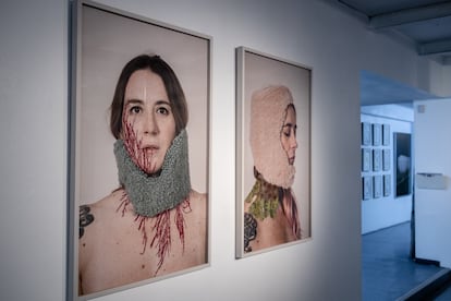 Exposición 'La segunda piel', de Juana Gómez, en Santiago, (Chile).