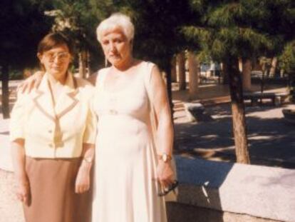 Marta Pajarón and daughter María del Mar.