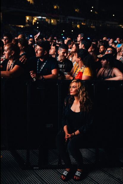 El público asistente al concierto en Barcelona.