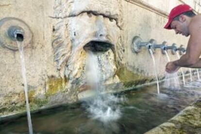 Fuente de los 25 caños, en Xàtiva.