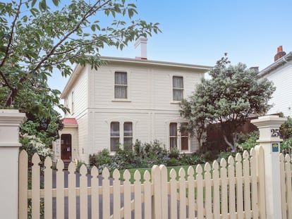 La casa de Katherine Mansfield en Wellington, Nueva Zelanda.