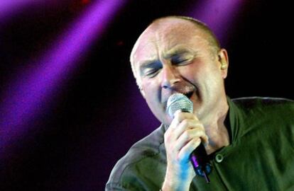 Phil Collins durante una actuación en Barcelona en una foto de archivo.
