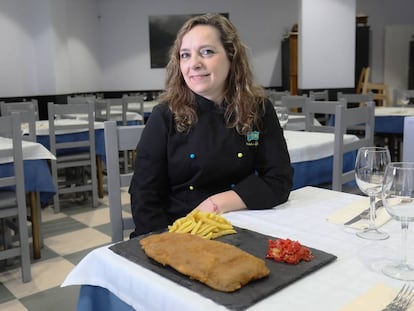 Carmen Fernandez, cocinera del restaurante Ingazu de Alcorcón, y ganadora del cachopo más popular de España.
 