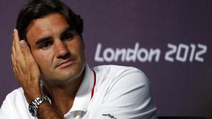 Federer, en Londres.