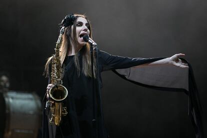 Polly Jean Harvey durante el concierto de PJ Harvey, el 3 de junio de 2016.
